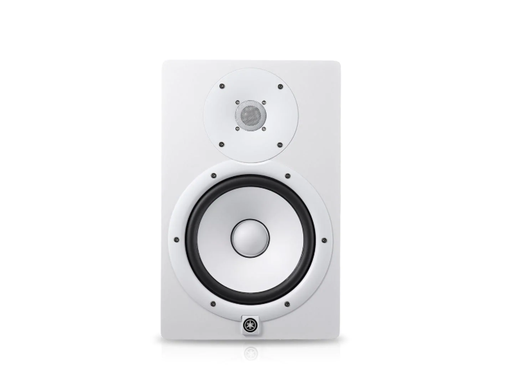 Yamaha HS8 8" Powered Studio Monitor, White Cabinet