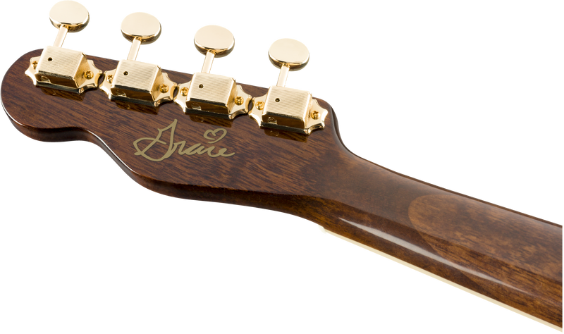 Fender Grace Vanderwaal Signature Uke W/Gigbag, Walnut Fingerboard, Natural