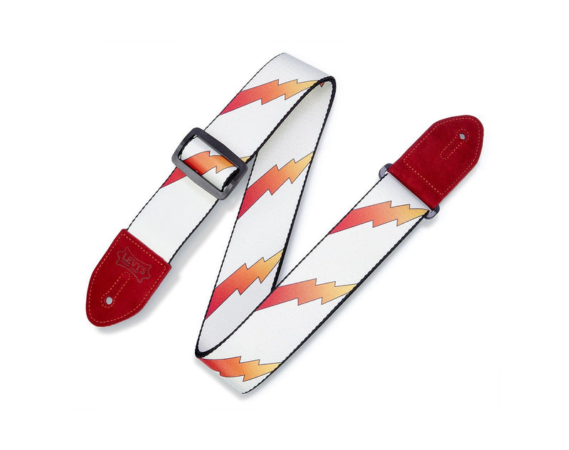 Levy's MPRB2-001 2in Polyester Guitar Strap - Rainbolt