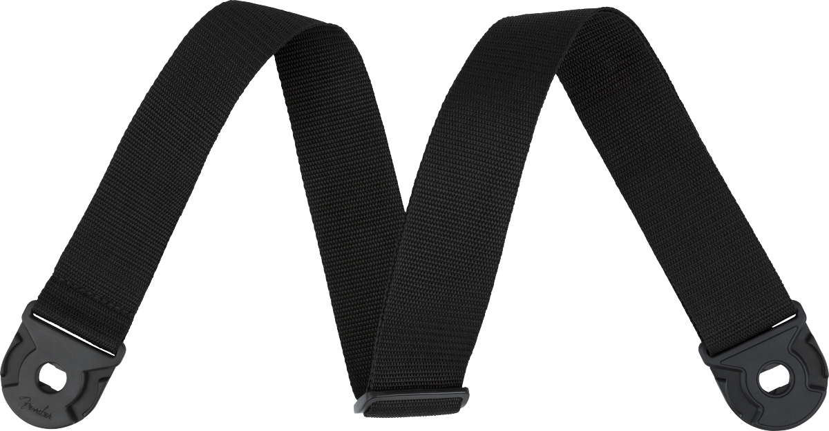 Fender Quick Grip Black Polypro Strap