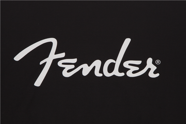 Fender Spaghetti Logo T-Shirt, Black, S