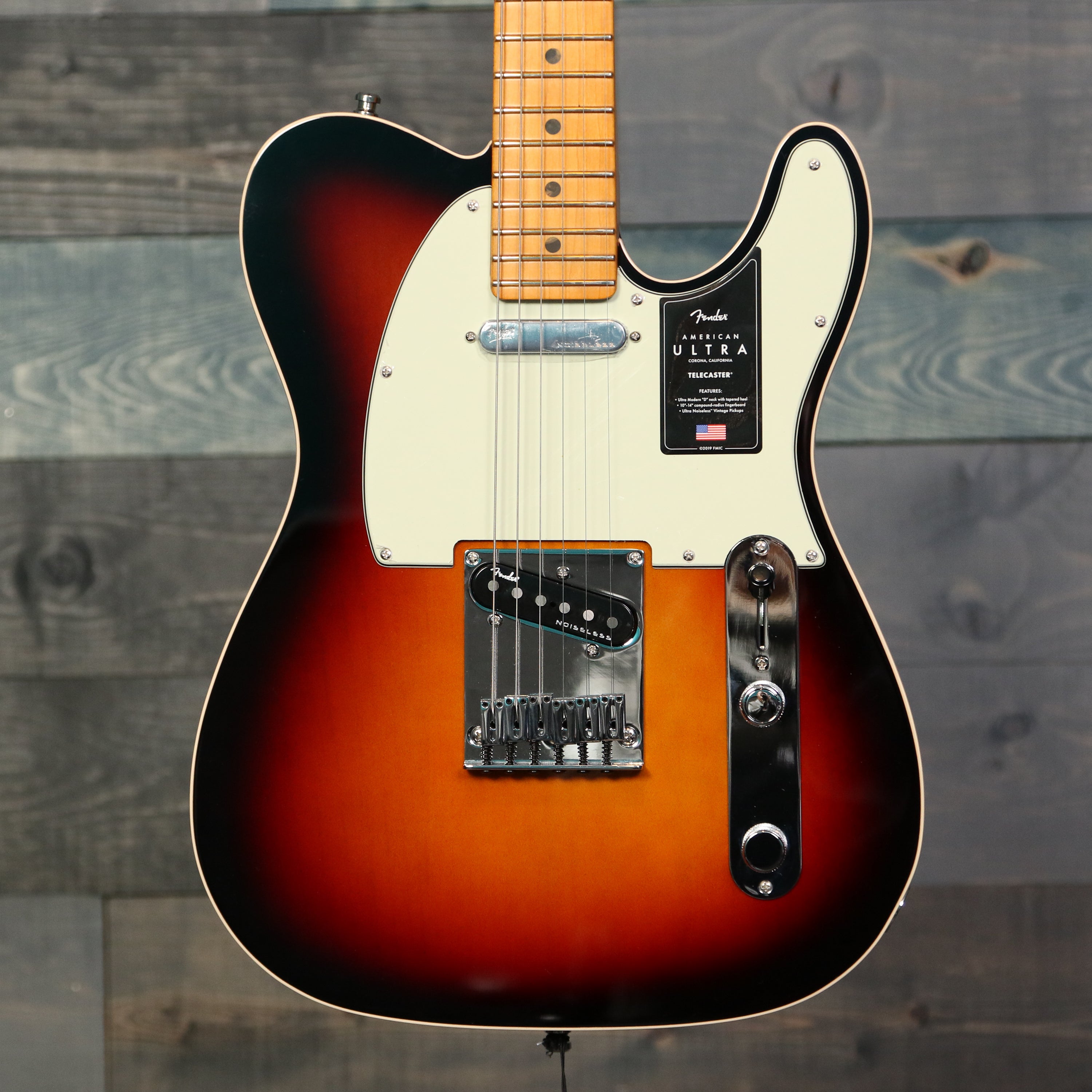 Fender American Ultra Telecaster, Maple Fingerboard, Ultraburst