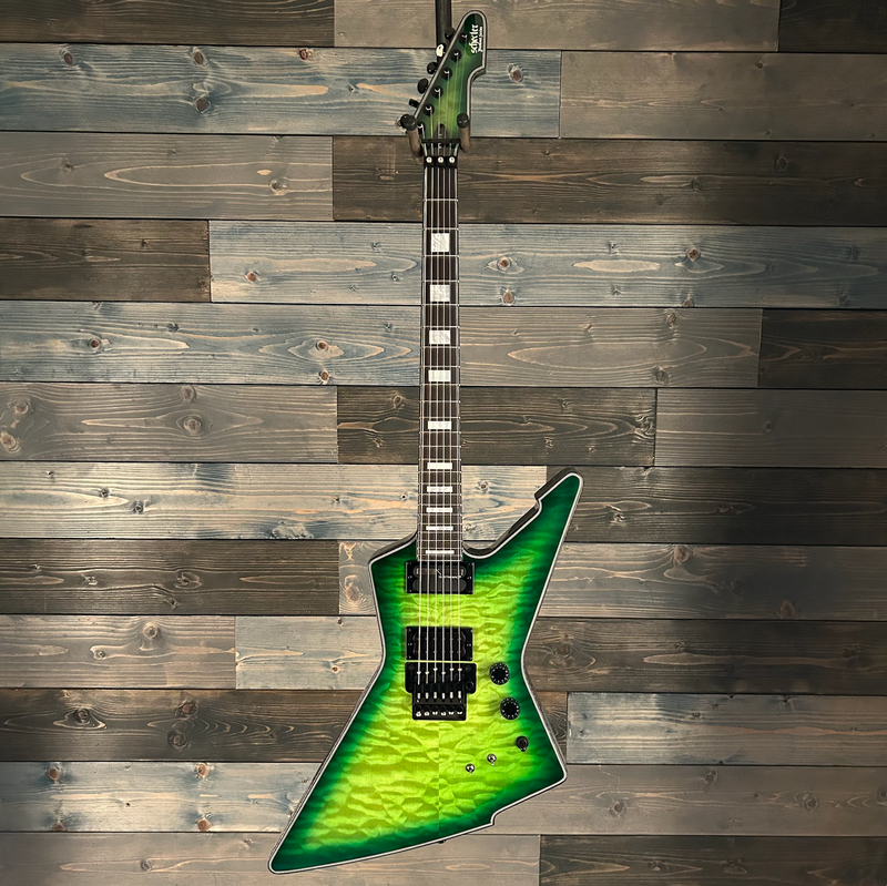 Schecter 3255 E-1 FR S Special Edition Electric  - Trans Green Burst