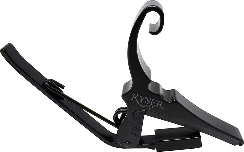 Kyser 6 String Low-Tension Quick Change Capo for Low-Action Guitars  Matte Black
