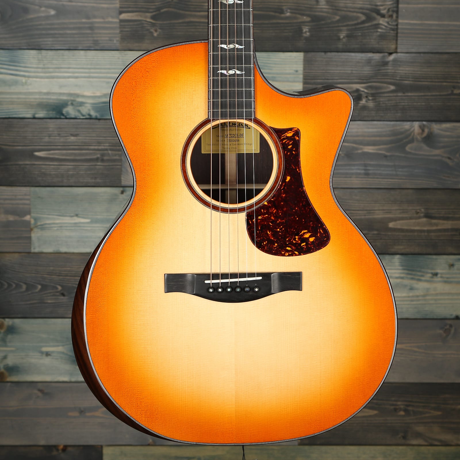 Eastman Guitars AC722CE Cutaway Grand Auditorium A/E Guitar - Dakota Fade