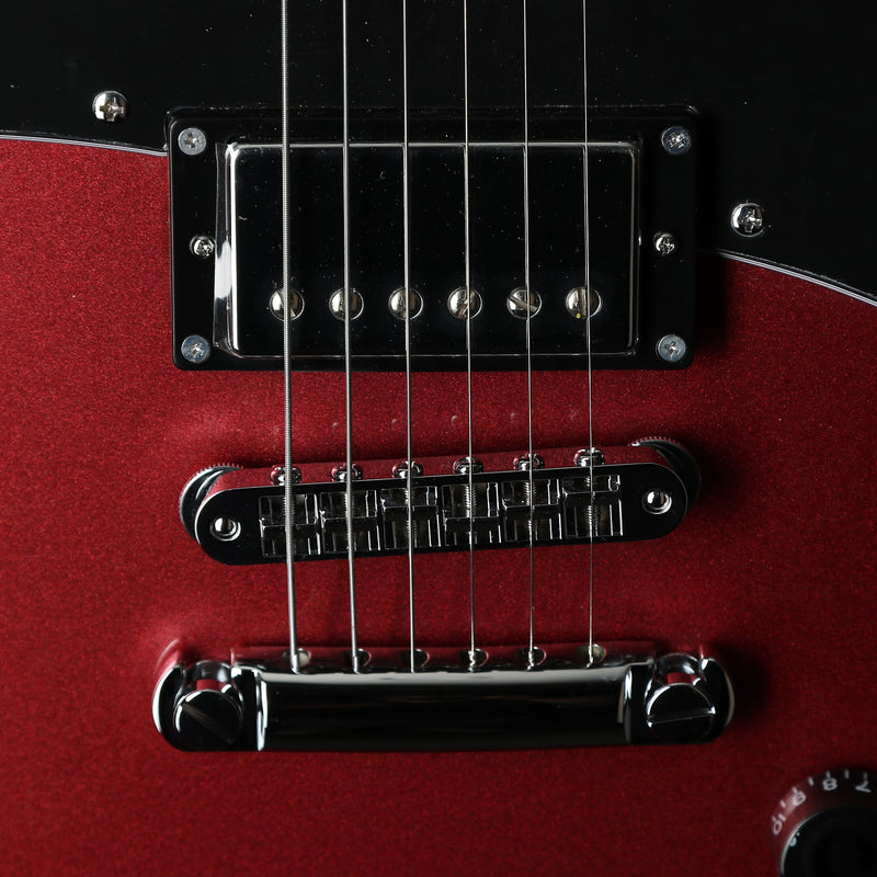 D'Angelico Premier Brighton Solid Body Guitar - Oxblood