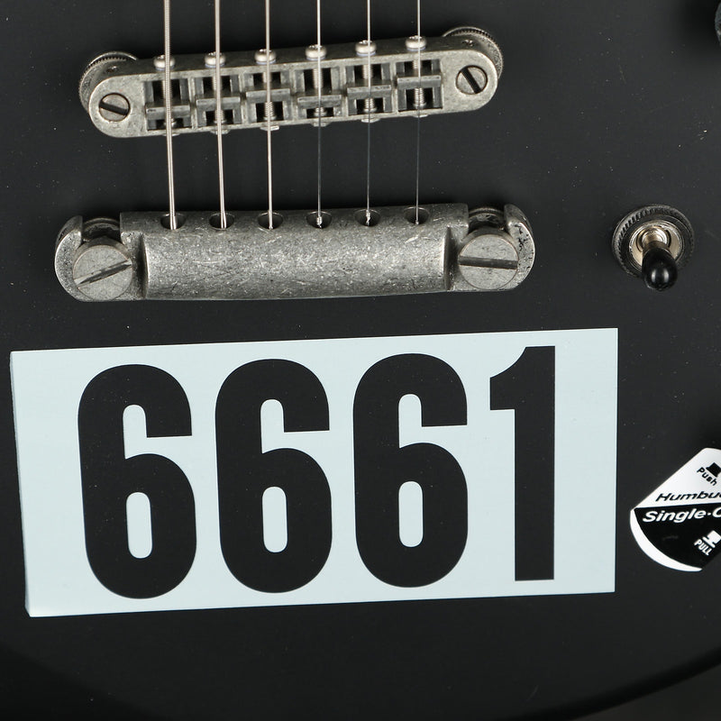 Schecter Zacky Vengeance 6661 Satin Black w/6661 Graphic