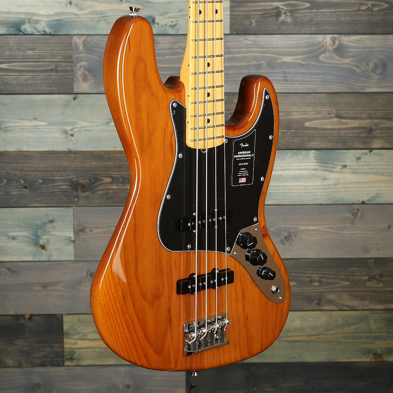 Fender American Professional II Jazz Bass, Maple FB, Roasted Pine