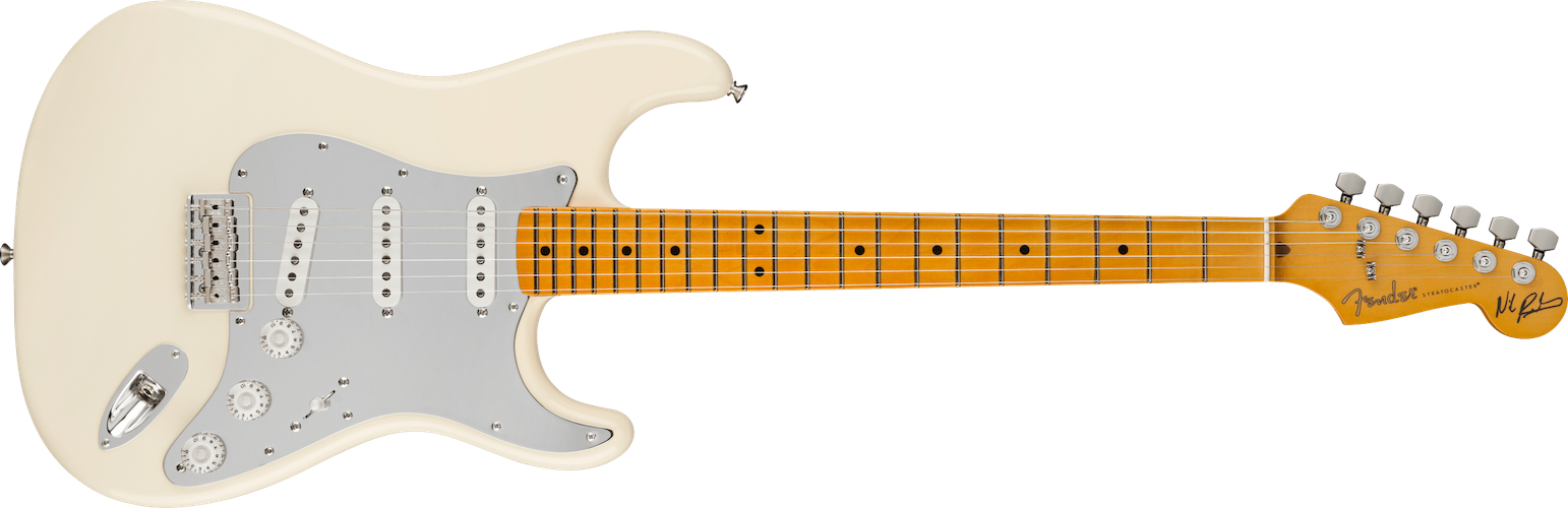 Fender Nile Rodgers Hitmaker Stratocaster, Maple Fingerboard, Olympic White