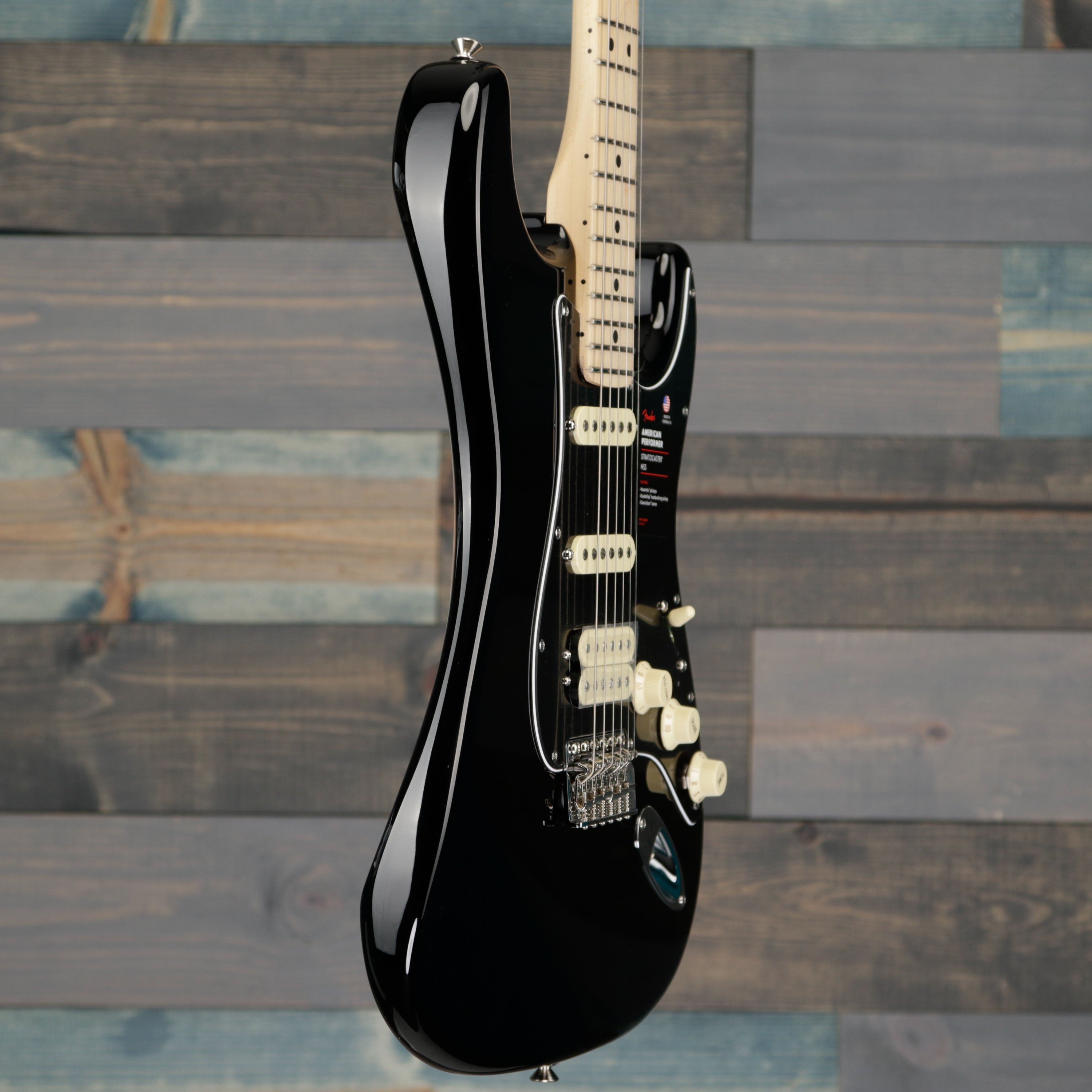 Fender American Performer Stratocaster HSS Maple Neck Black w/Bag