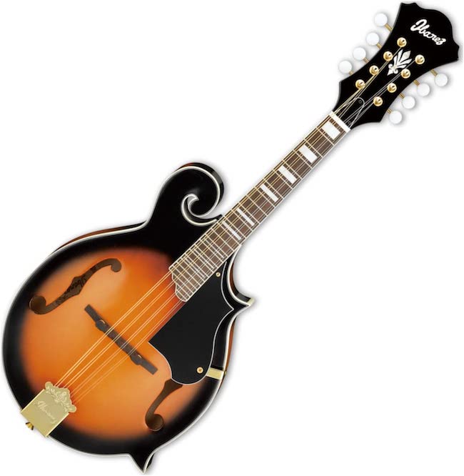 Ibanez M522S F-Style Mandolin - Brown Sunburst High Gloss