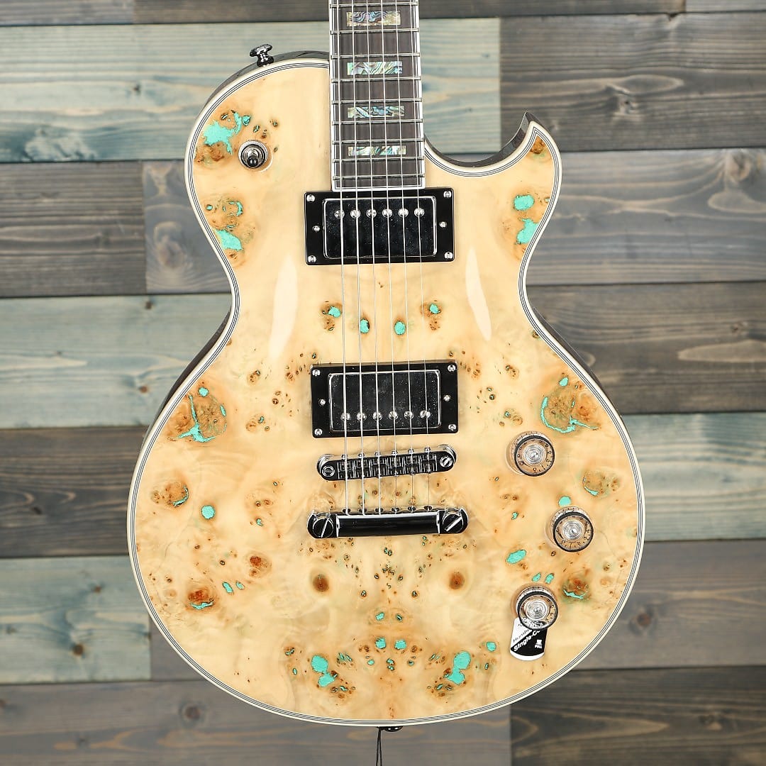 Schecter 660 Solo-II Custom - Burl Gloss Natural