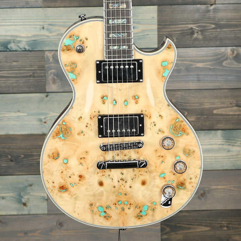 Schecter 660 Solo-II Custom - Burl Gloss Natural