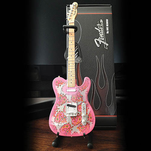 Axe Heaven Fender Telecaster - Pink Paisley Miniature Guitar Replica