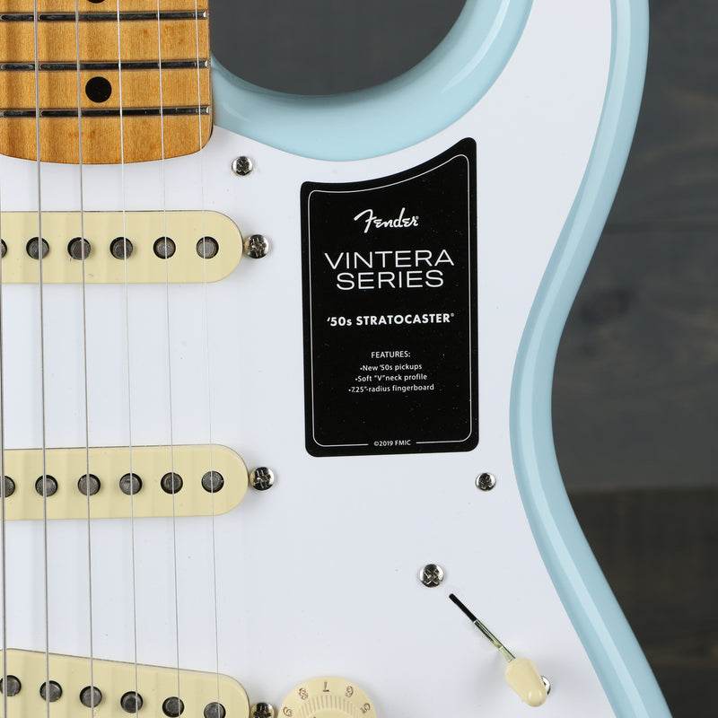 Fender Vintera® '50s Stratocaster®, Maple Fingerboard, Sonic Blue