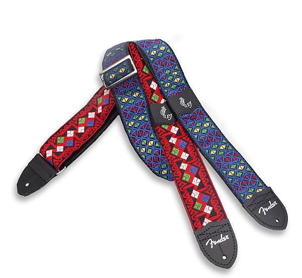 Fender Eric Johnson ''The Walter'' Signature Strap Blue Multi-Colored Triangle