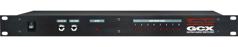 Voodoo Lab GCX True Bypass 8-Loop Rackmount Audio Switcher