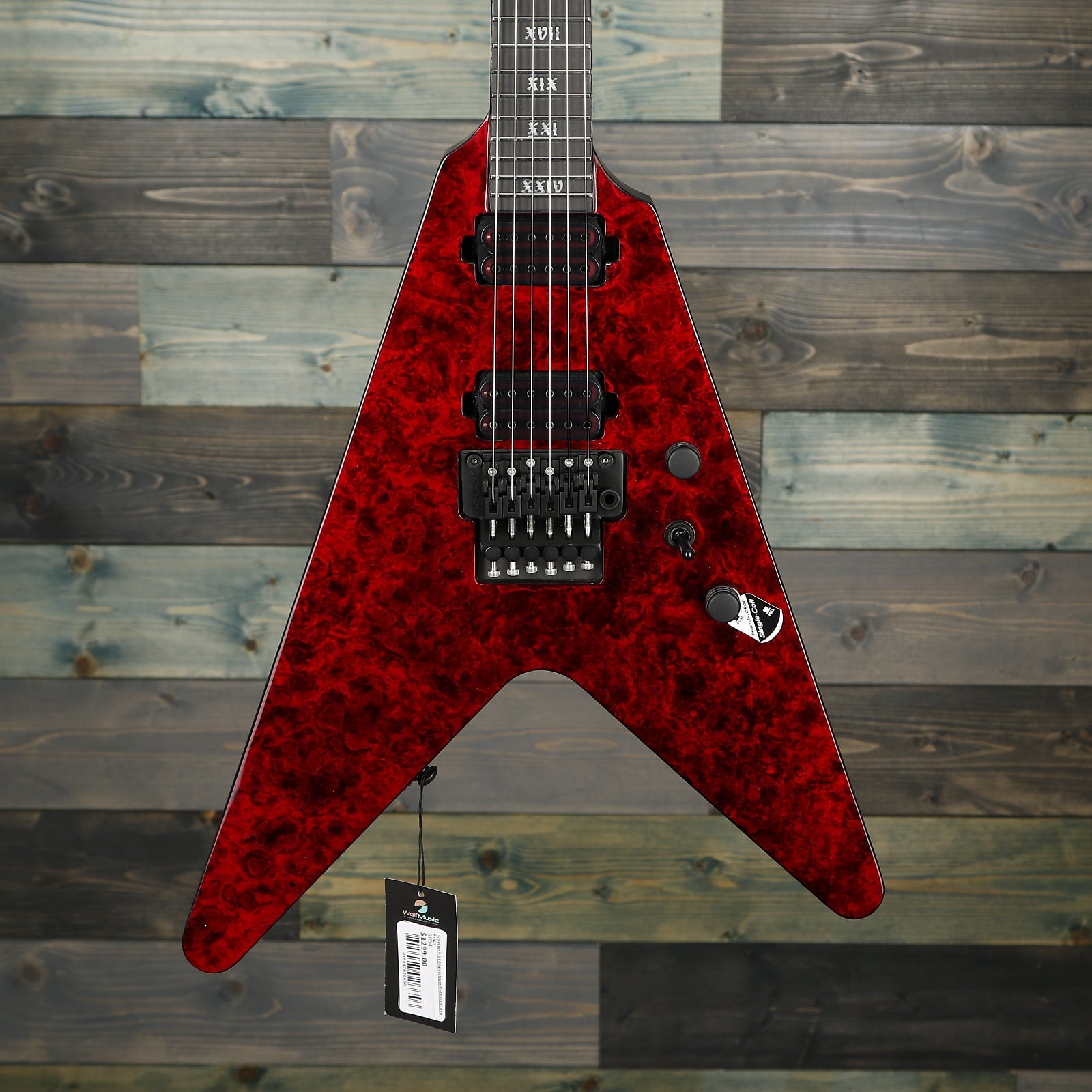Schecter V-1 FR Apocalypse Red Reign - Red Reign
