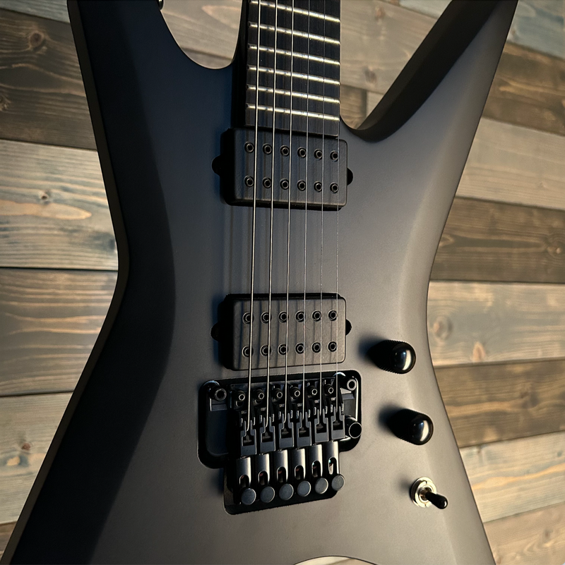 Ibanez Xiphos Iron Label Electric Guitar w/Bag - Black Flat