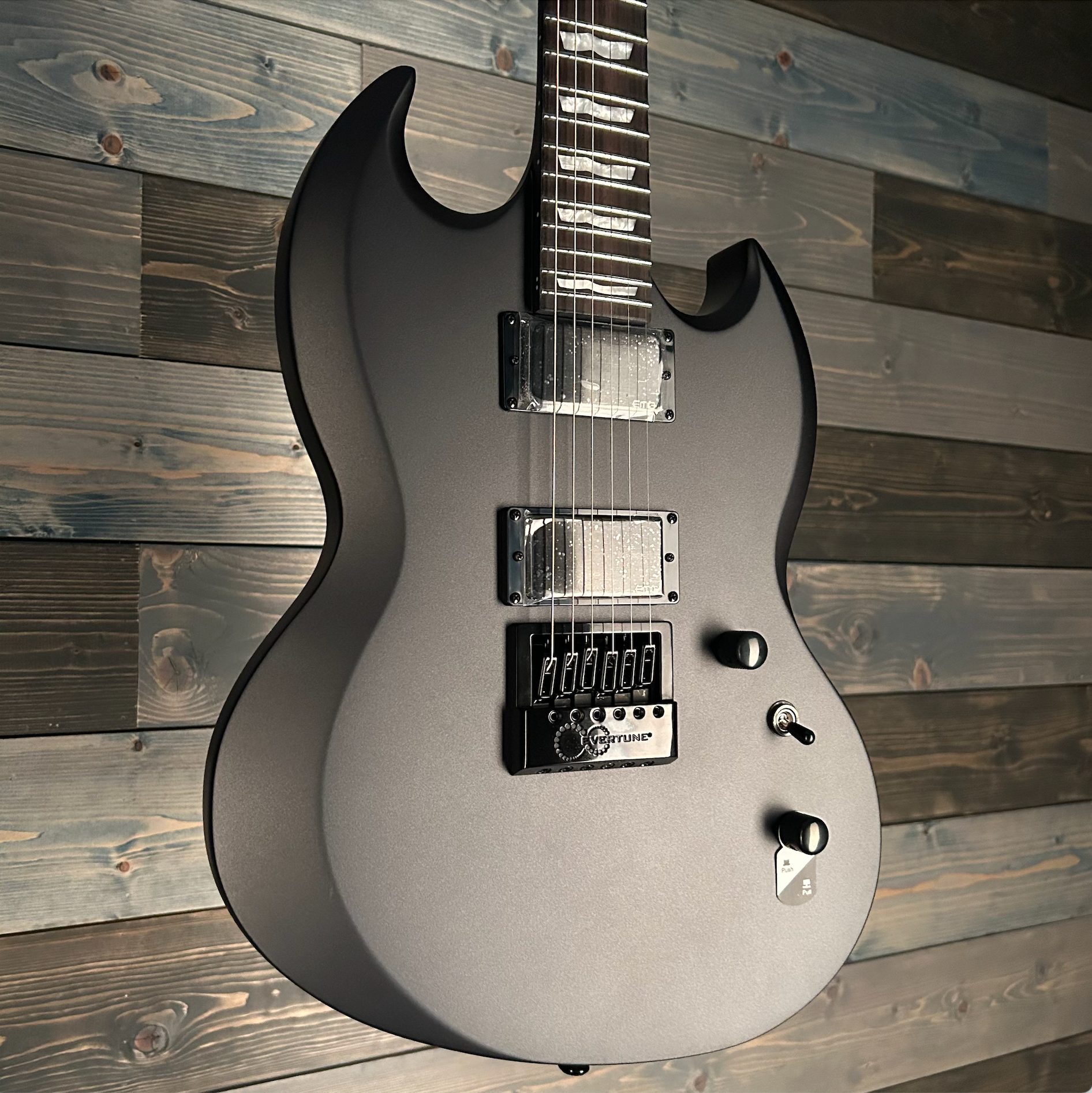 ESP LTD Viper-1000 Evertune Electric - Charcoal Metallic Satin