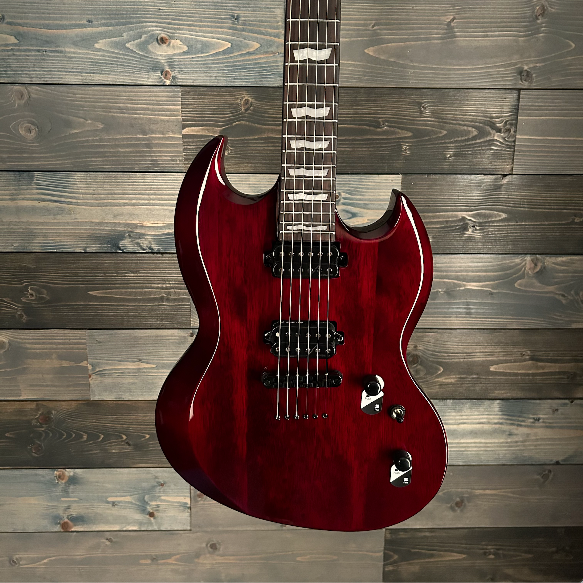 ESP LTD Viper-1000 Mahogany Electric Guitar - See Thru Black Cherry