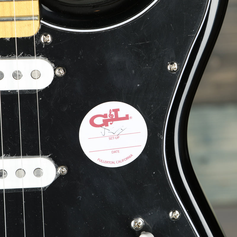G&L Tribute Legacy Series Electric Guitar - Black Satin Frost