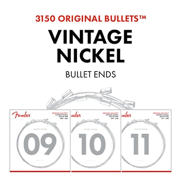 Fender Original Bullet™ 3150L, Pure Nickel, Gauges .009-.042
