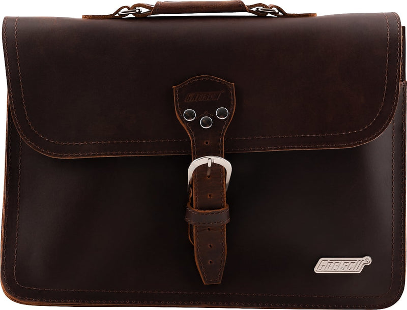 Gretsch Limited Edition Leather Laptop Bag, Brown