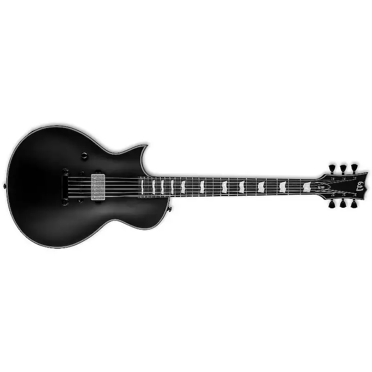 ESP LTD EC-201 Lefty Electric Guitar - Black Satin