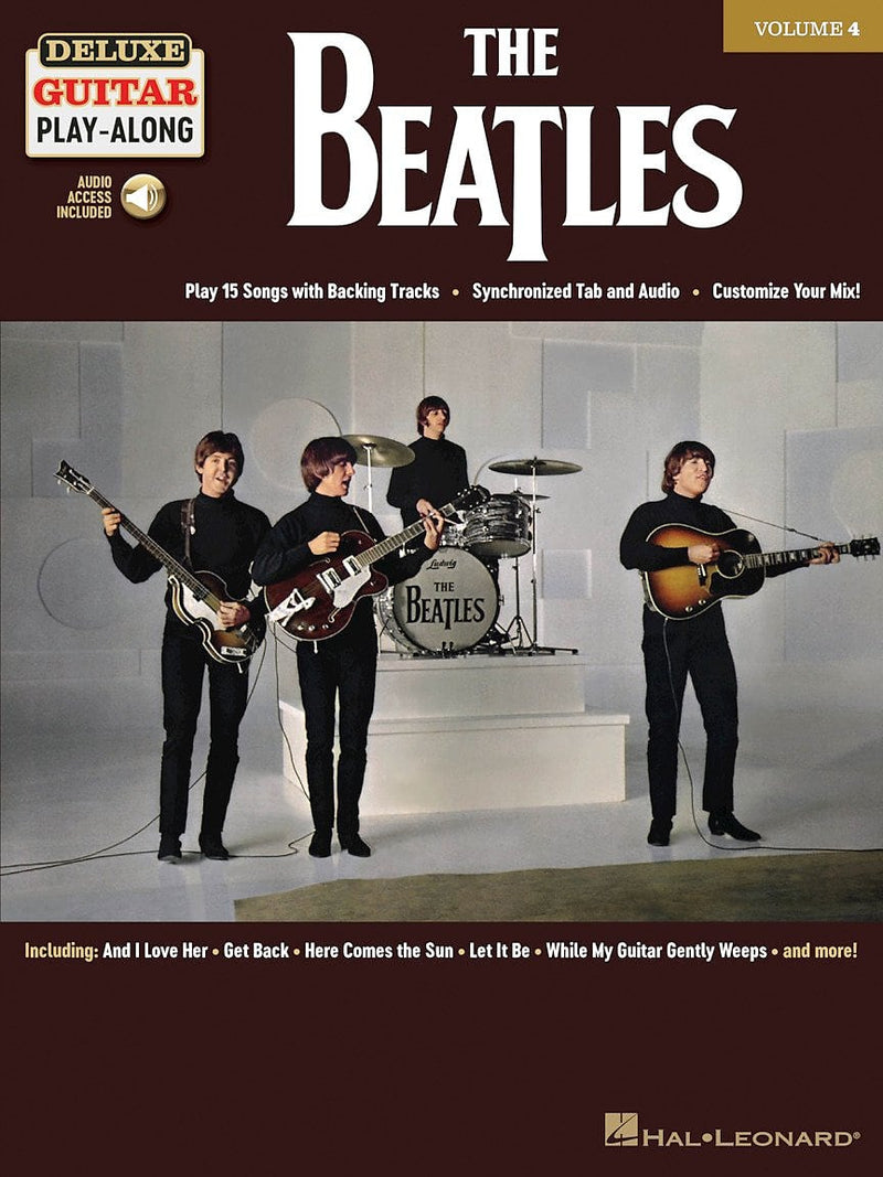 THE BEATLES Deluxe Guitar Play-Along Volume 4