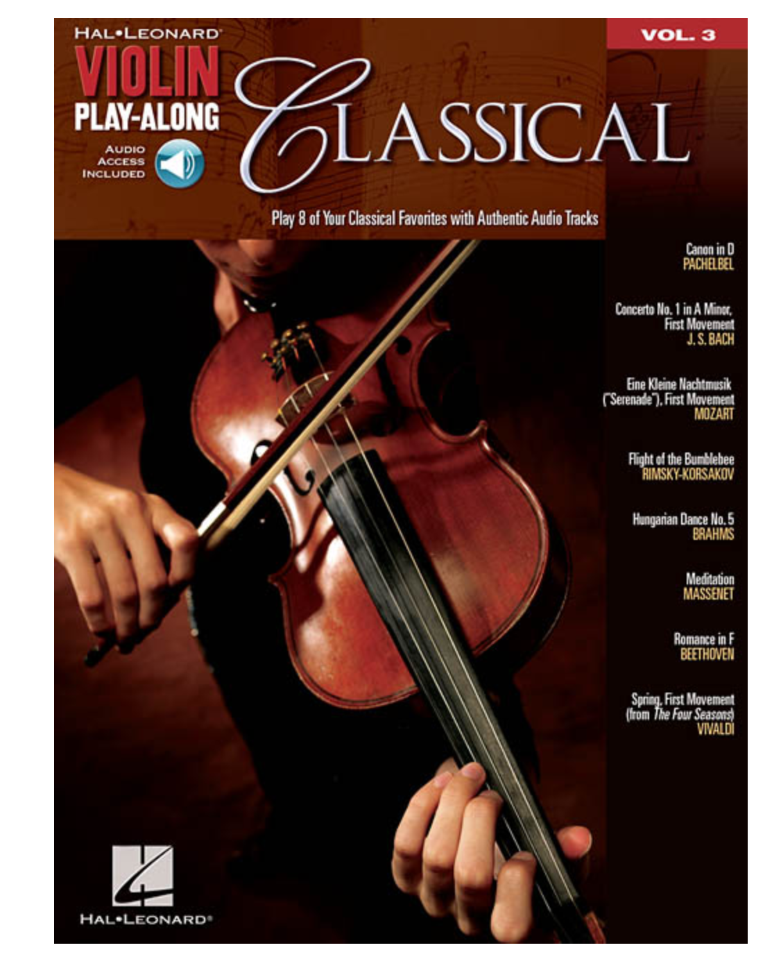 Hal Leonard Classical Violin Play-Along Volume 3