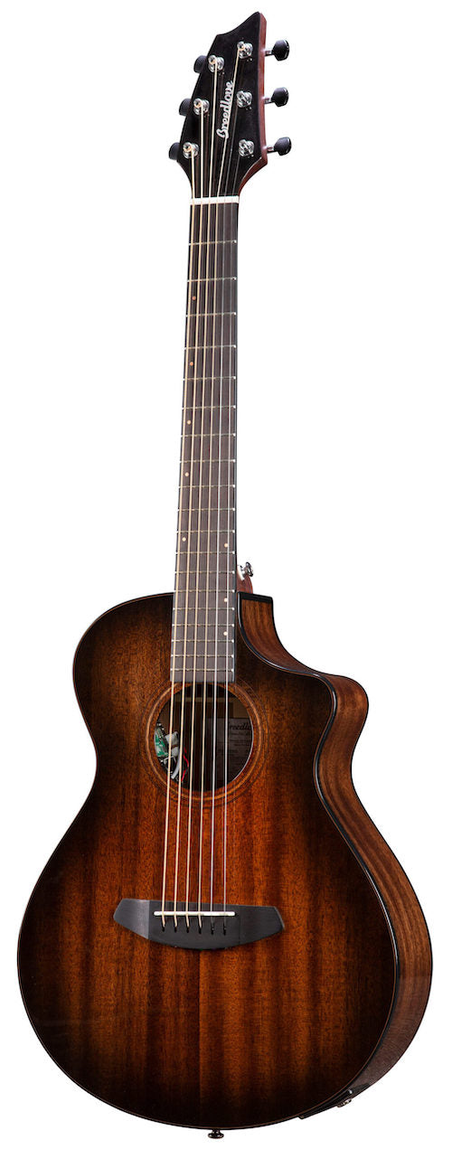 Breedlove Wildwood Pro Companion Suede CE African Mahogany-African Mahogany