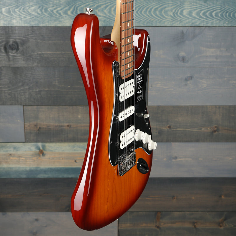 Fender Player Stratocaster HSH, Pau Ferro Fingerboard, Tobacco Sunburst