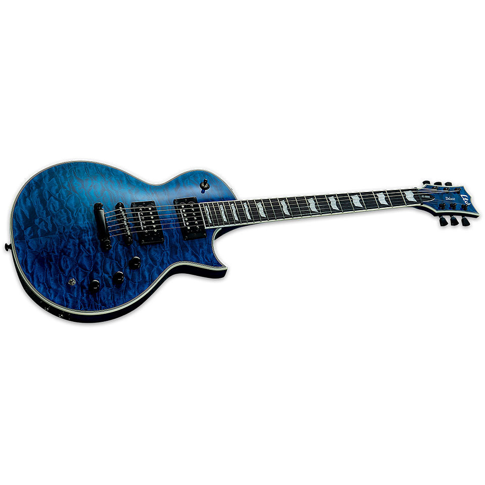 ESP LTD EC-1000 PIEZO Electric Guitar - See Thru Blue