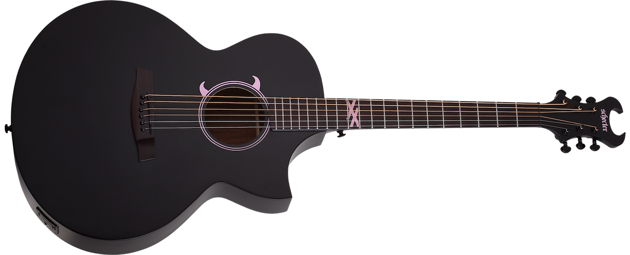 Schecter 3739 Machine Gun Kelly Acoustic - Satin Black