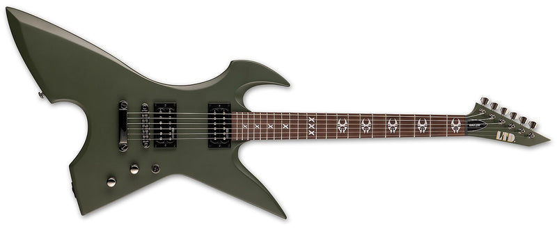 ESP LTD MAX-200 RPR Electric Guitar - Military Green Satin