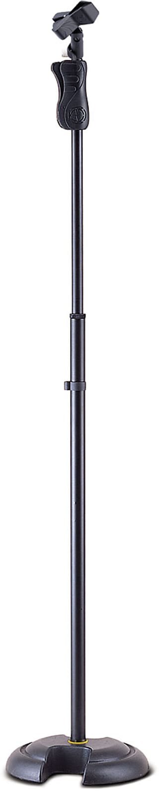 Hercules MS201B EZ Grip H Base Microphone Stand & EZ Microphone Clip