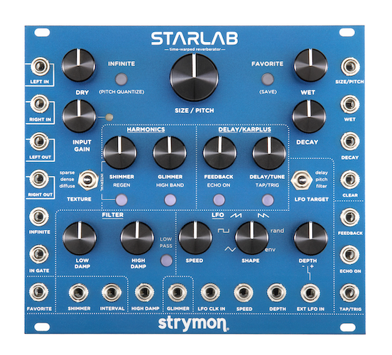 Strymon StarLab Time-Warped Reverberator Eurorack Module