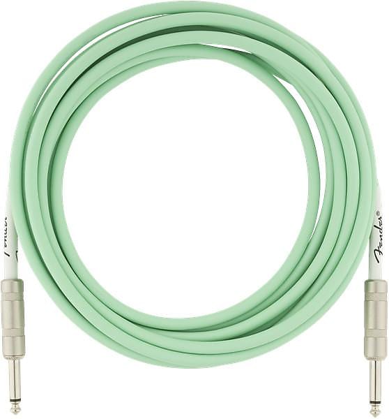 Fender Original Series Instrument Cable, 15', Surf Green