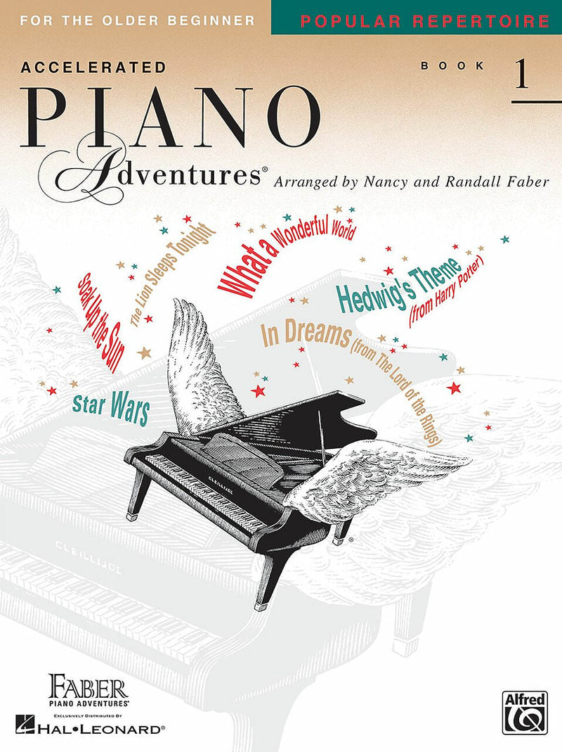 Accelerated Piano Adventures for the Older Beginner Popular Repertoire, Book 1