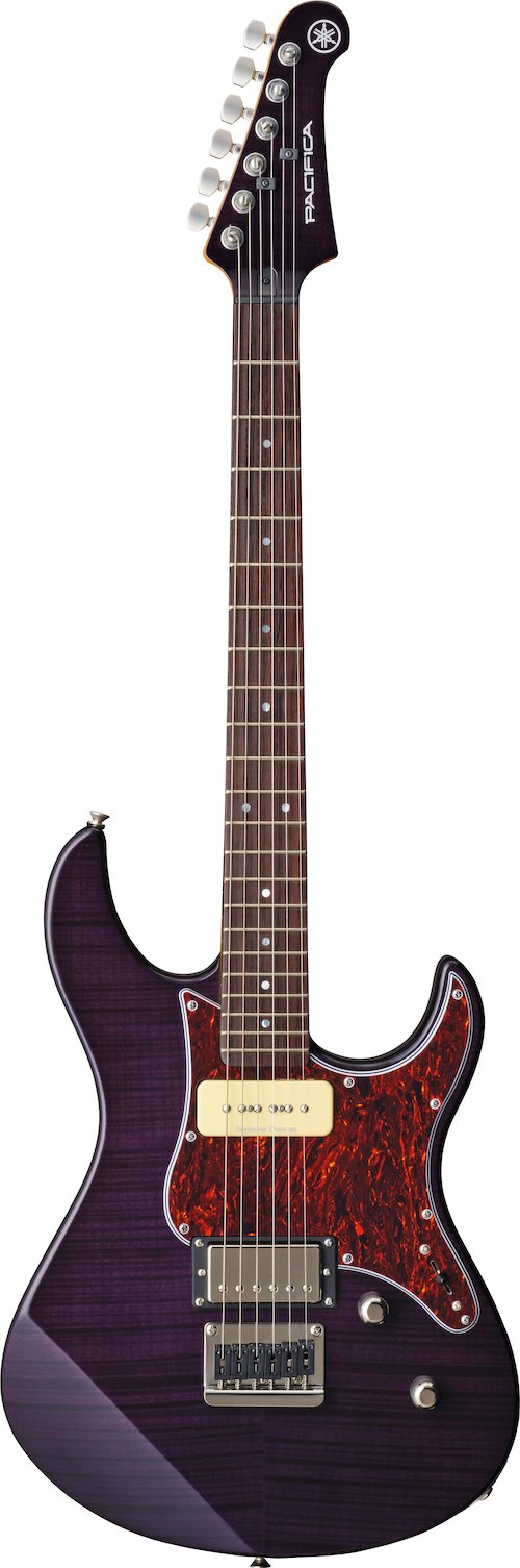 Yamaha Pacifica PAC611HFM Electric Guitar - Trans Purple