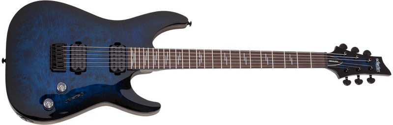 Schecter 2452 Omen Elite-6 - See-Thru Blue Burst