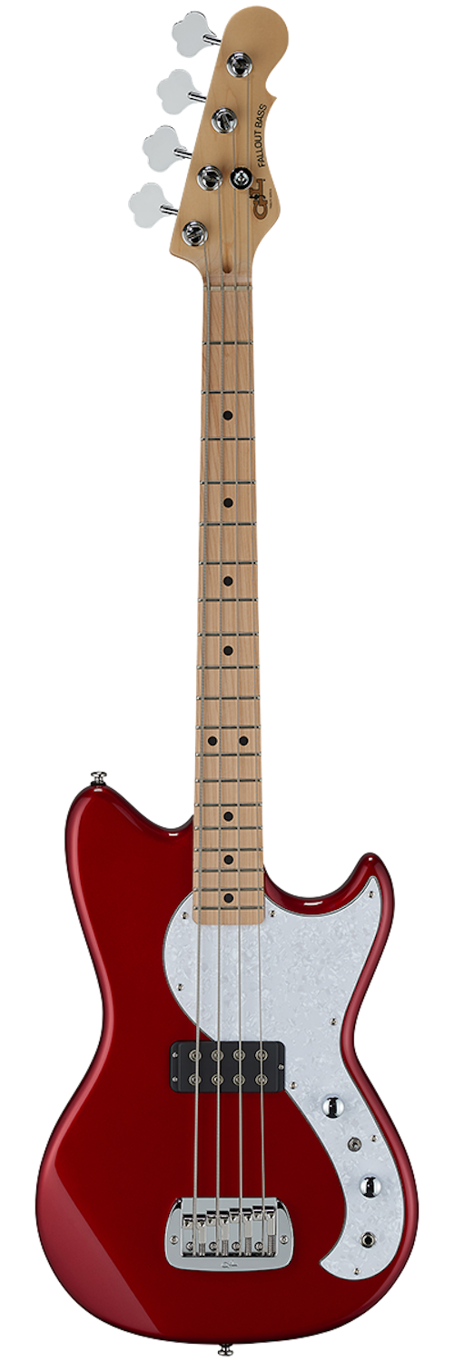 G&L Tribute Series Fallout Shortscale Bass Guitar - Candy Apple Red