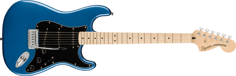 Fender Squier Affinity Series Stratocaster, Black Pickguard, Lake Placid Blue