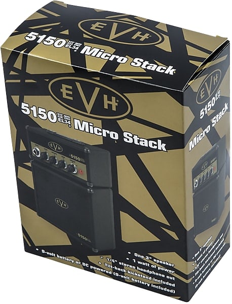 EVH 5150III® EL34 Micro Stack, Black and Gold