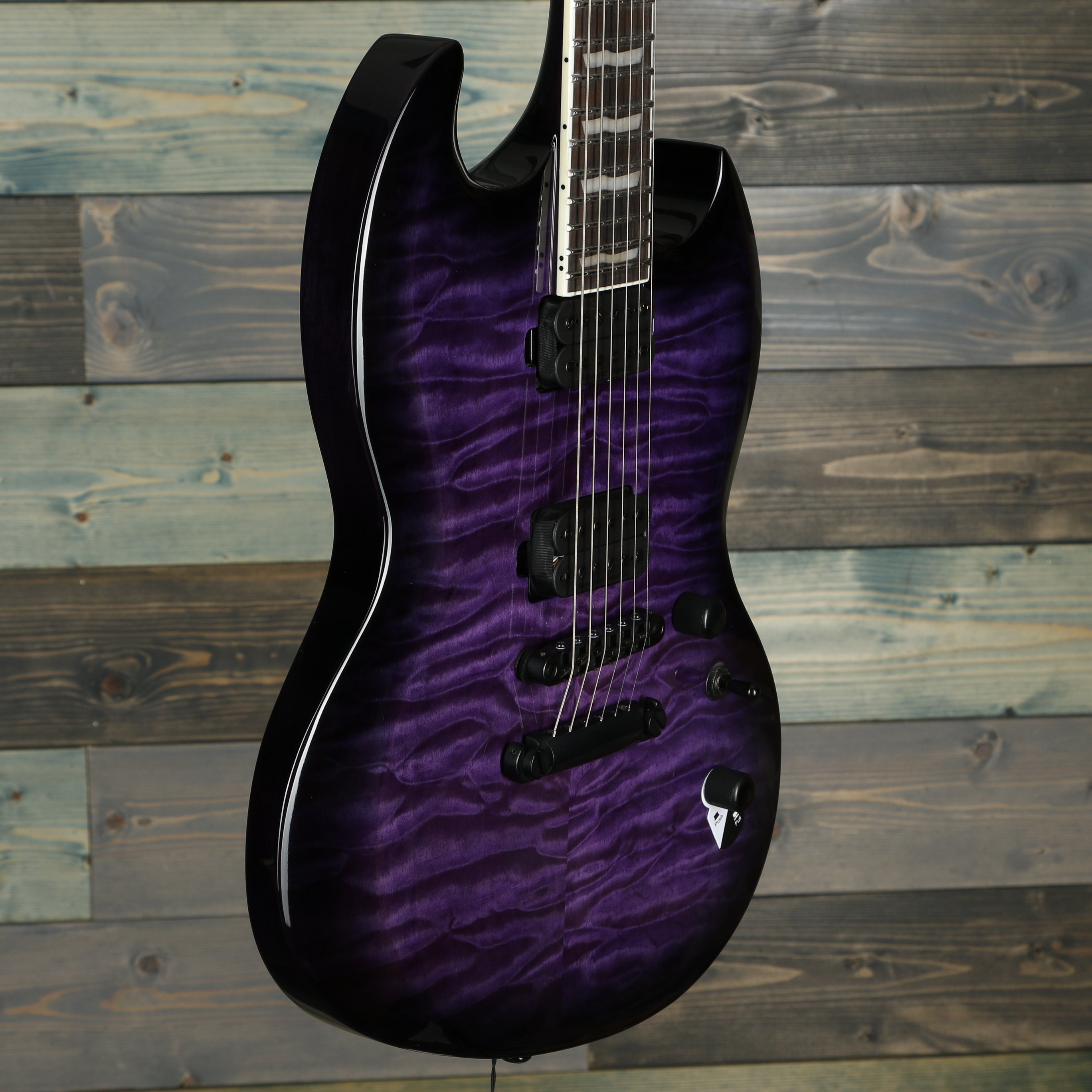 ESP LTD Viper-1000 Quilted Maple Electric - See Thru Purple Sunburst