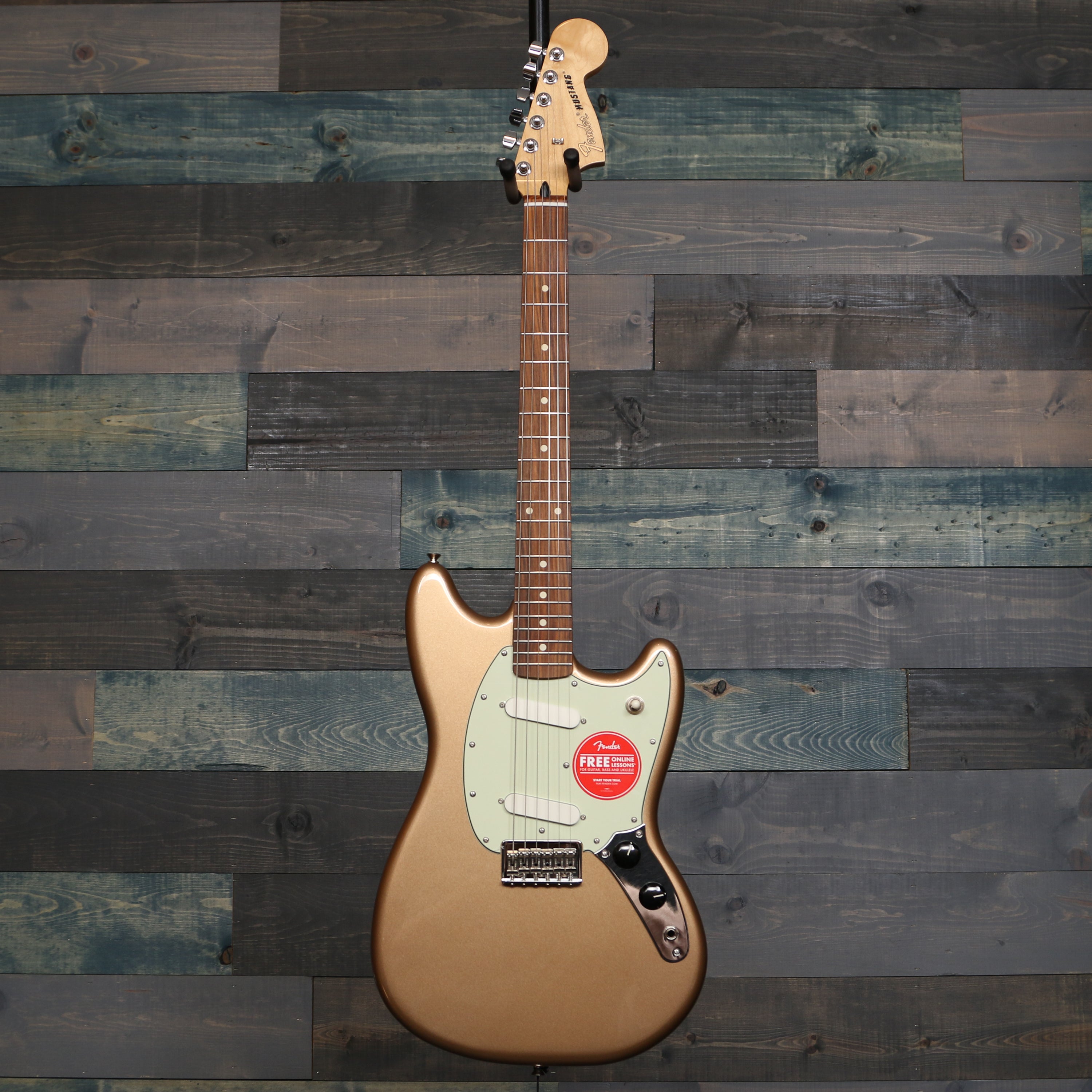 Fender Player Mustang, Pau Ferro Fingerboard, Firemist Gold