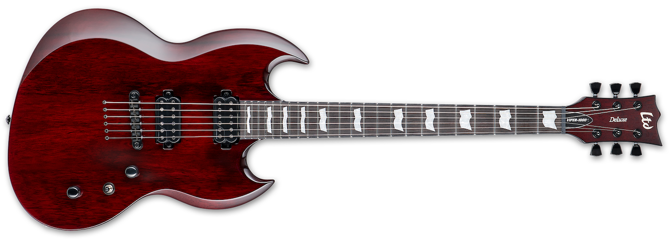 ESP LTD Viper-1000 Mahogany Electric Guitar - See Thru Black Cherry