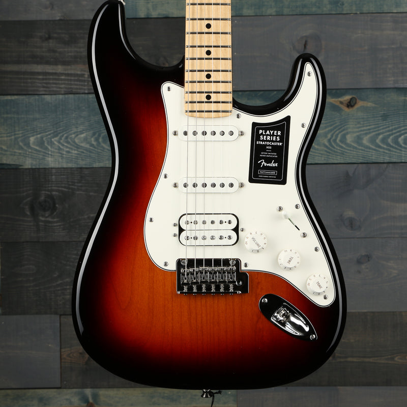 Fender Player Stratocaster HSS, Maple Fingerboard, 3-Color Sunburst