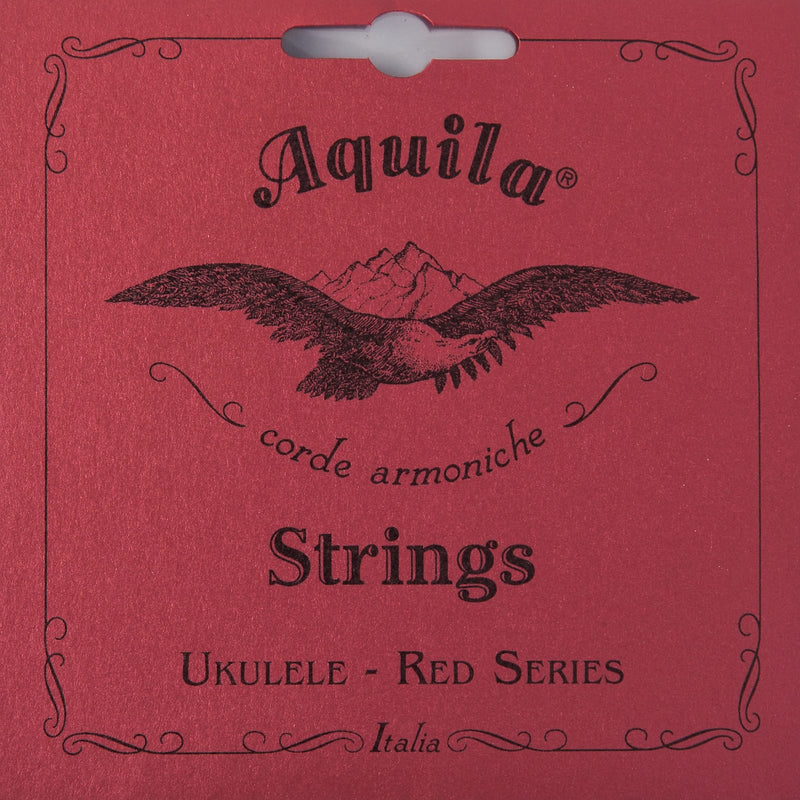 Aquila High G Banjo Uke Set - All Red Series